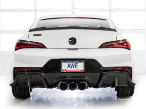 Acura Integra Performance Exhaust - Rear - AWE Tuning - Cat-Back Touring Edition - Chrome Silver - 2024+